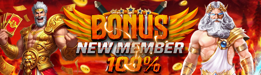 BONUS NEW MEMBER100%